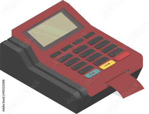 calculator on white background