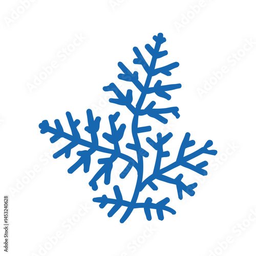 water wisteria icon doodle illustration