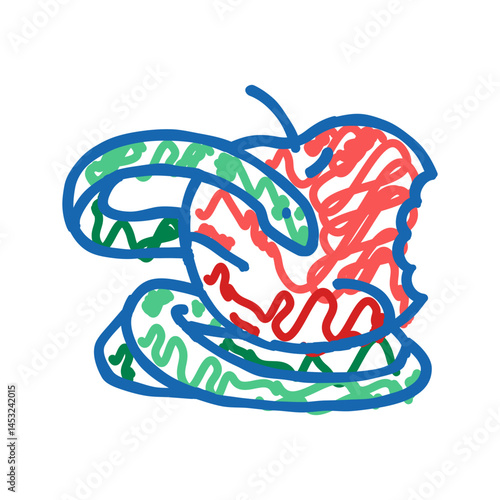 sin pray icon doodle illustration
