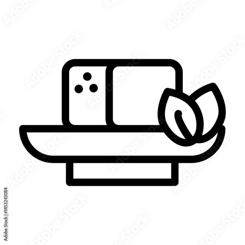 tofu Line Icon