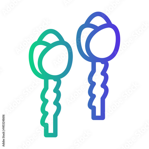 asparagus Line Gradient Icon