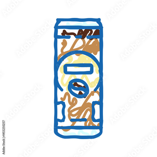 coffee can drink icon doodle illustration