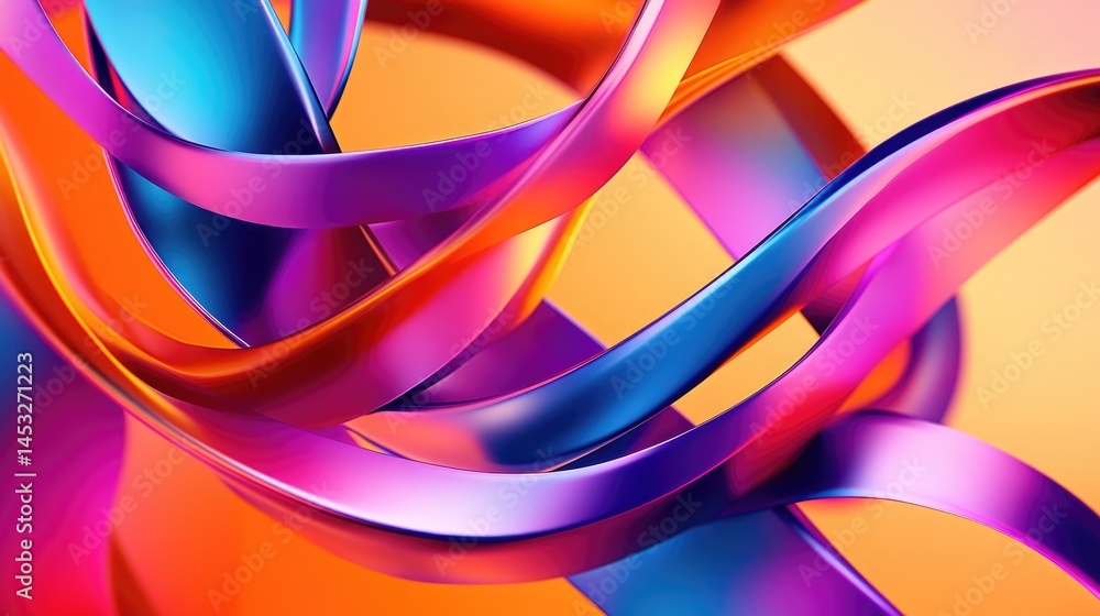 Abstract Intertwined Lines Abstract Intertwined Lines