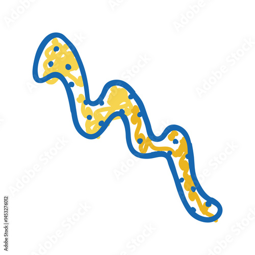 splash mustard sauce food icon doodle illustration