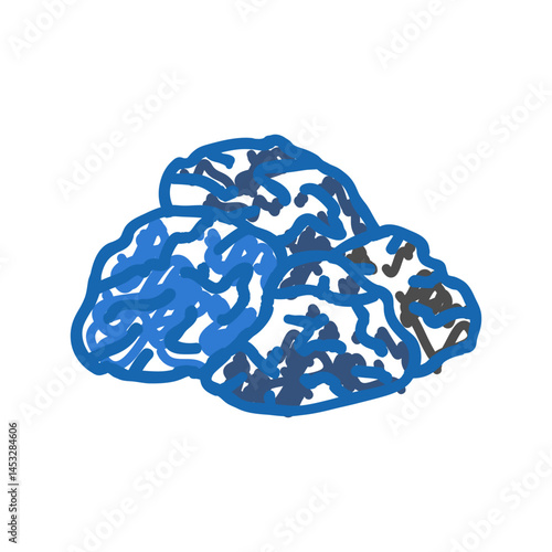 raisin grape icon doodle illustration