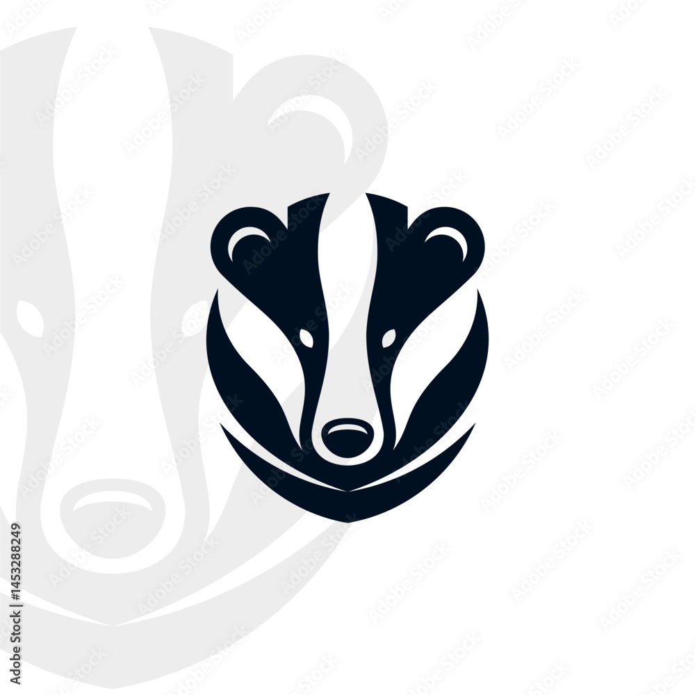 Obraz premium Badger logo on isolated background v91
