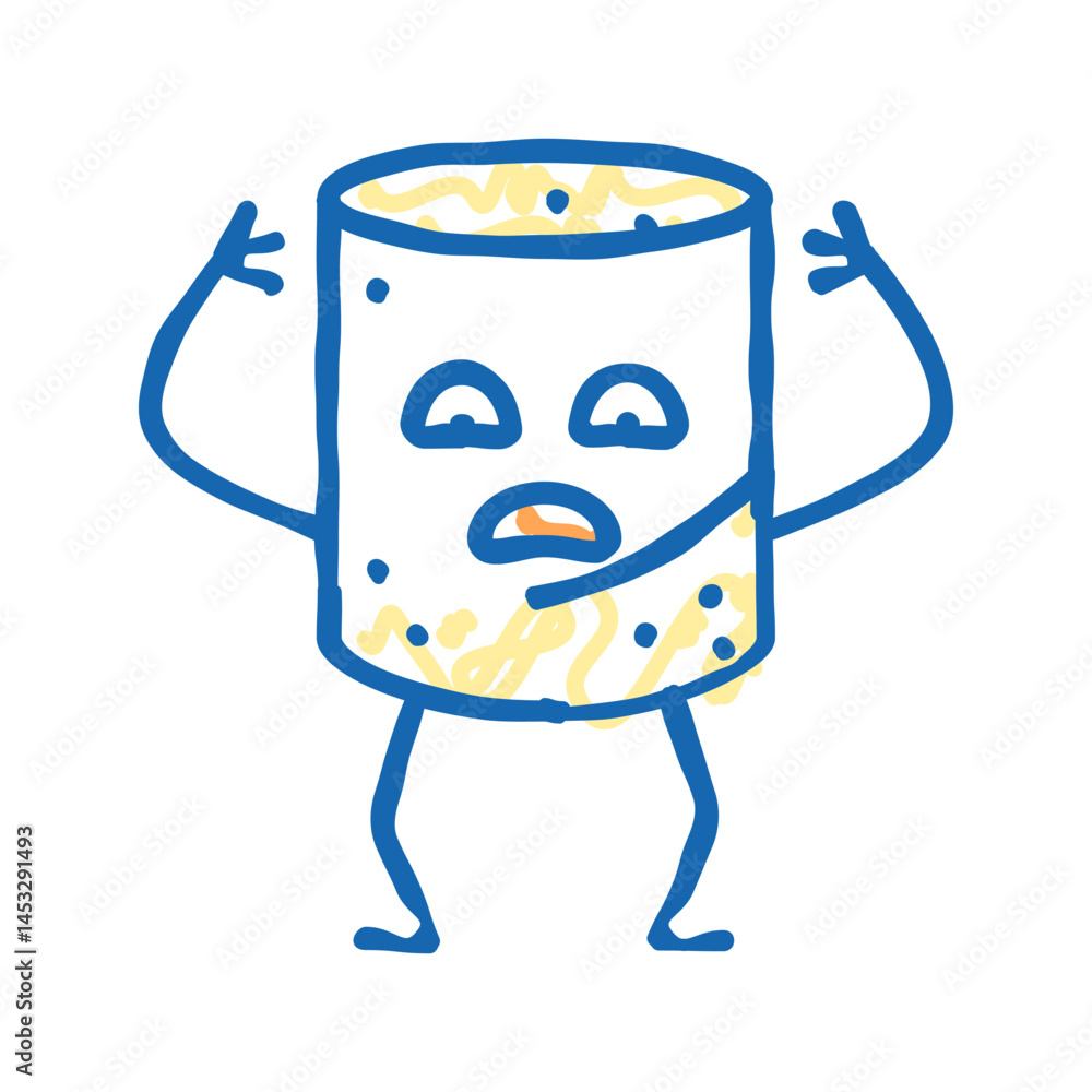 marshmallow dessert character icon doodle illustration marshmallow dessert character icon doodle illustration