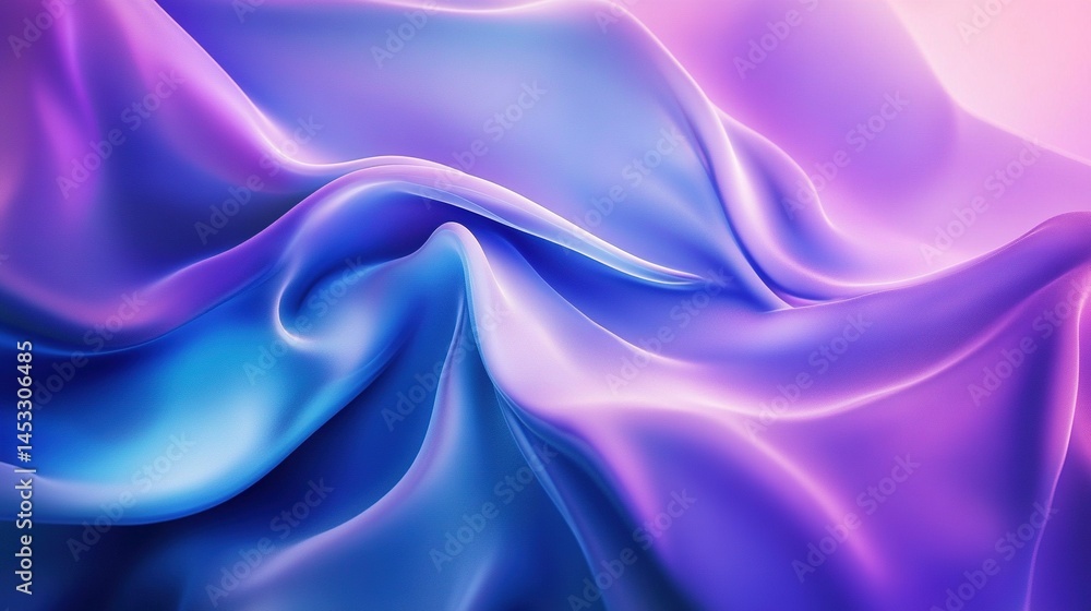 Obraz premium Ultra-smooth two-tone gradient background (from turquoise to purple), smooth color transition, 8K HD resolution, suitable as a website header banner.