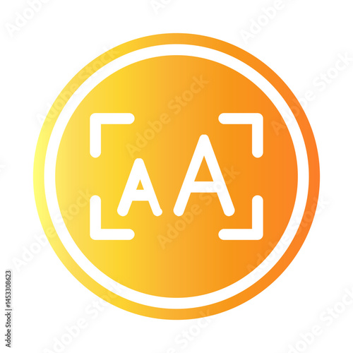 font Gradient icon