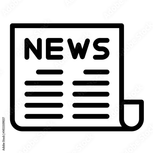 news Line Icon