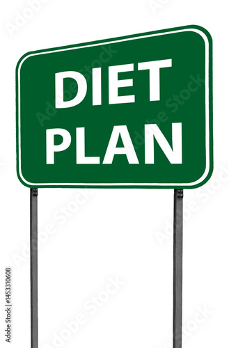 diet plan sign