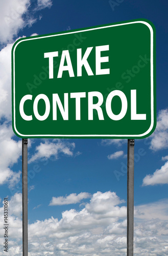 take control sign