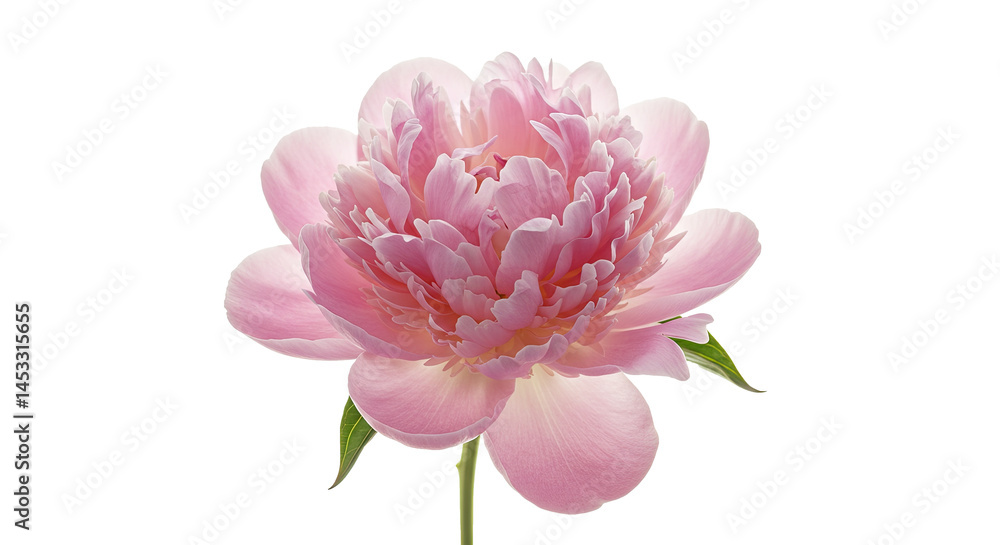 Obraz premium Soft Pink Peony with Light Petals
