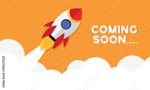 Coming Soon Website Template. Coming Soon Landing Page Design. Coming soon page for a new website.