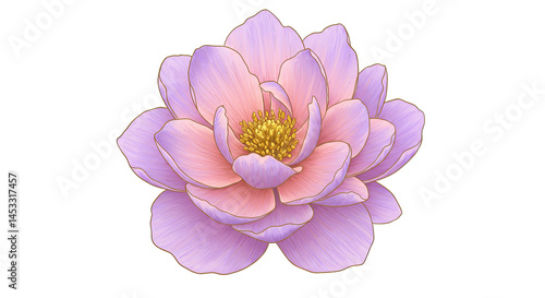 Light Purple Camellia with Soft Texture
