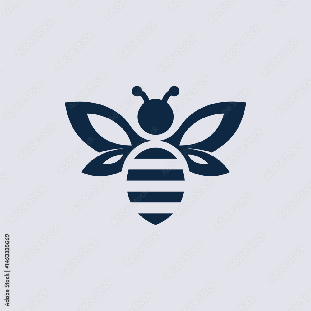 Obraz premium Elegant Bee Logos for Your Brand