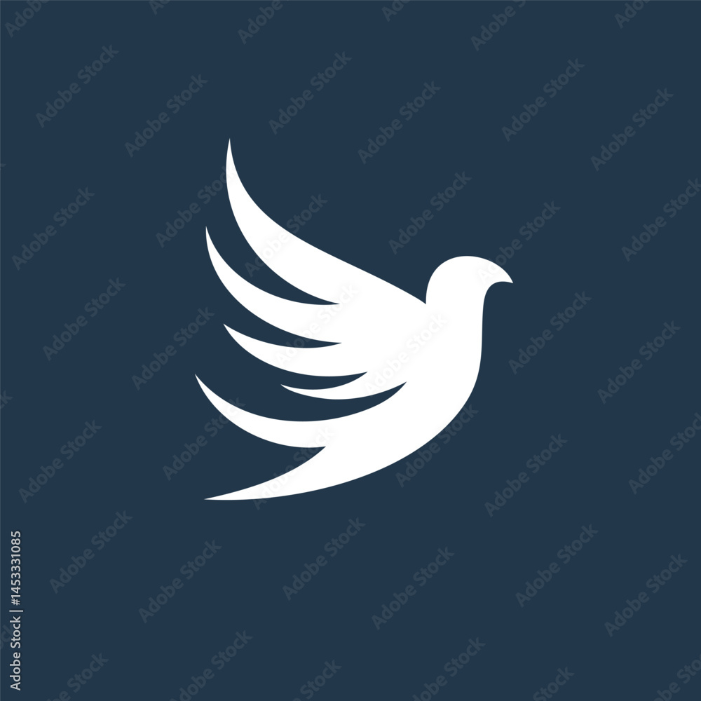 Obraz premium Stylish Bird Emblem Design Services