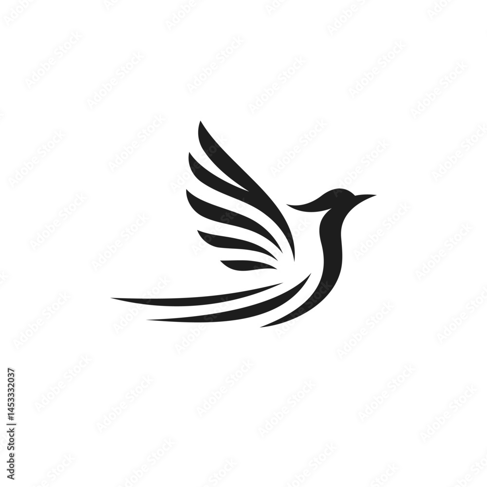 Distinctive Bird Logo For Startups Distinctive Bird Logo For Startups