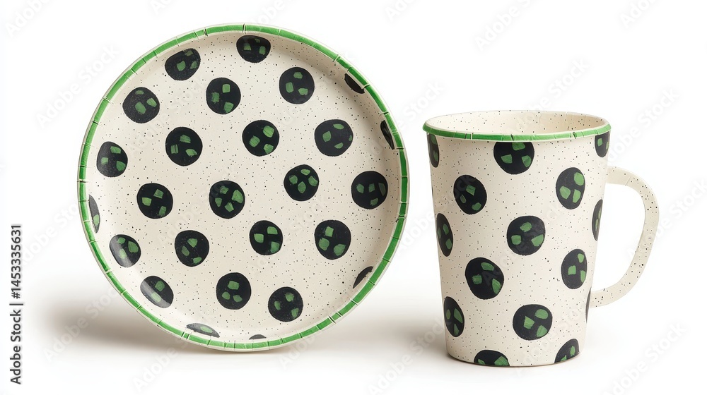 custom made wallpaper toronto digitalFun Alien Design Plate and Cup Set for Quirky Table Decor