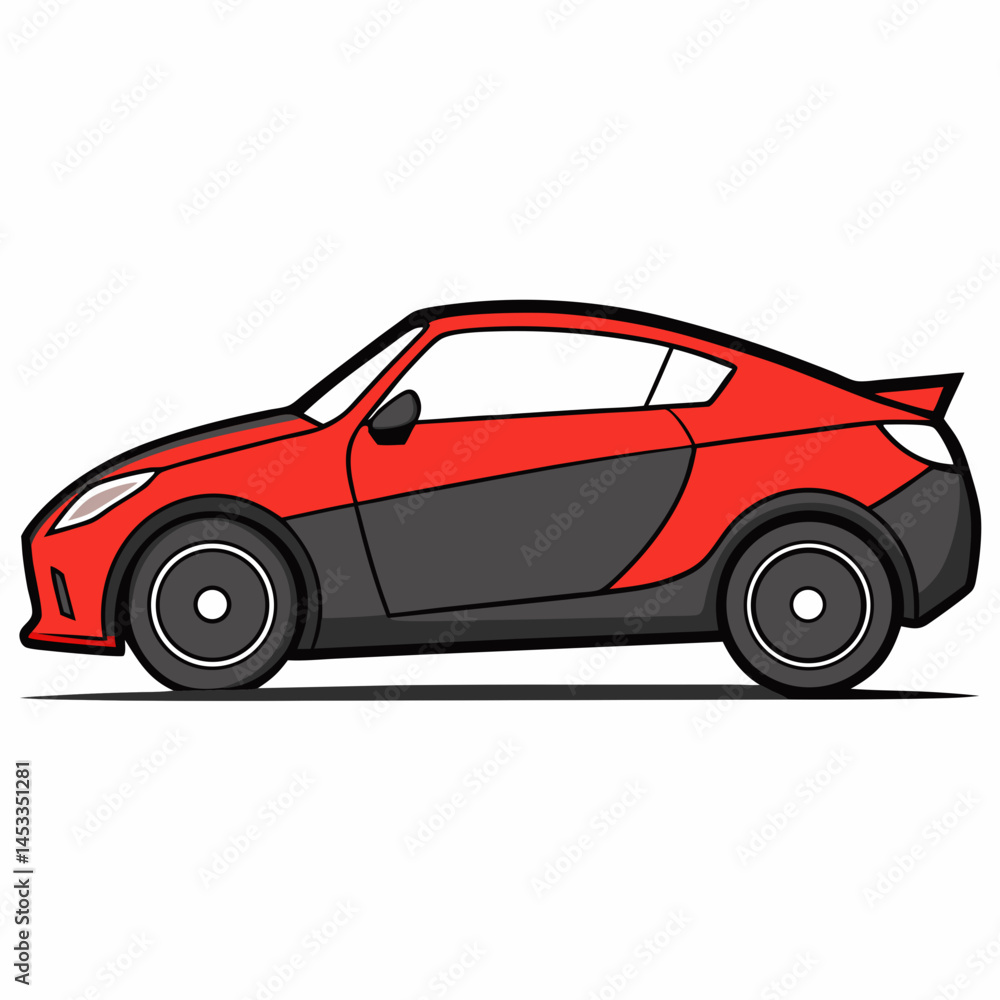 Obraz premium red sports car