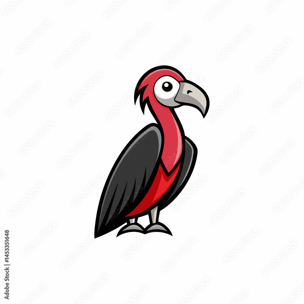 Obraz premium vector illustration of a bird