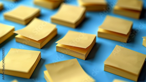 Sticky notes used to keep track of upcoming deadlines.  HD 8K wallpaper Photographic Image