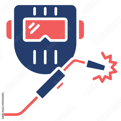 Welder lineal color icon