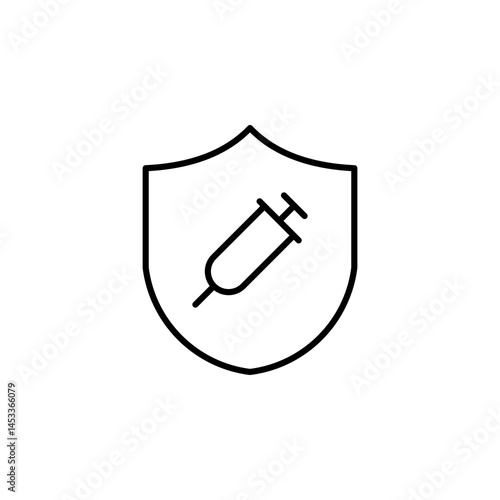 Medical Vaccination icon vector sign