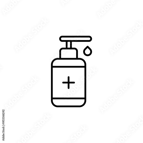 Hand Sanitizer icon vector template