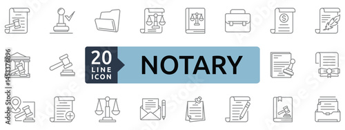 Notary icon sheet