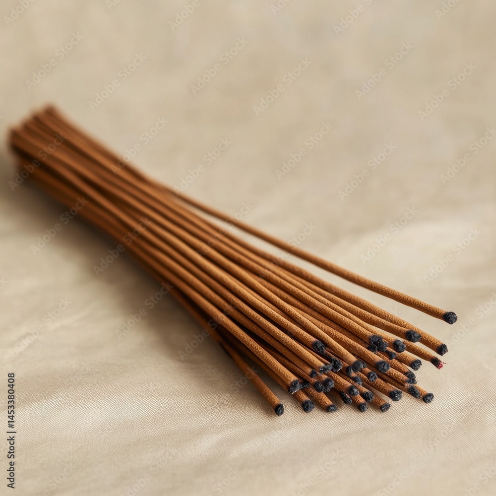 incense sticks on a beige background. Aromatherapy, Smoking while burning. smoke for prayers and meditation. incense for relaxation and yoga incense sticks on a beige background. Aromatherapy, Smoking while burning. smoke for prayers and meditation. incense for relaxation and yoga