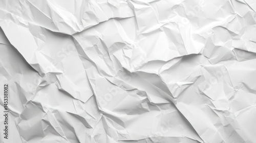Wallpaper Mural Abstract textural background of crumpled white paper with dynamic light play Torontodigital.ca