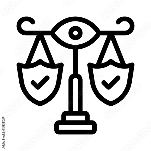 confidentiality line icon