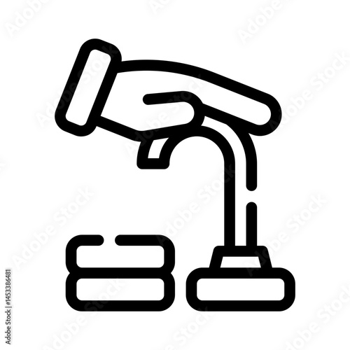 employee benefits line icon