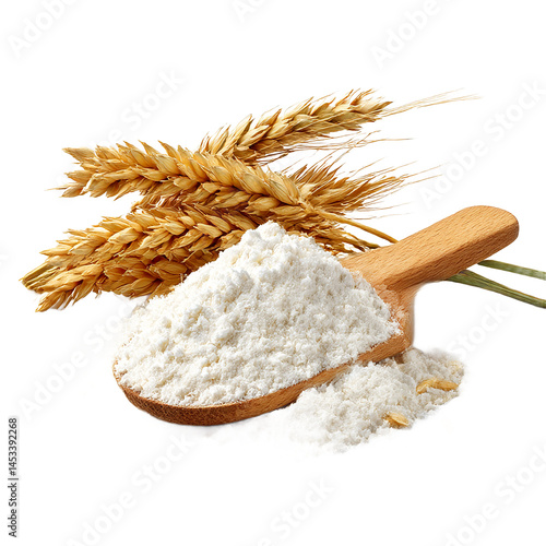 wheat flour and wheat