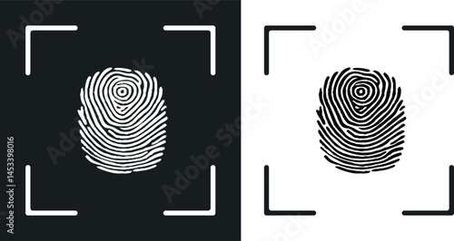 Fingerprint Icon vector illustration