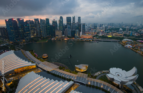 View of Marina bay at Singapore