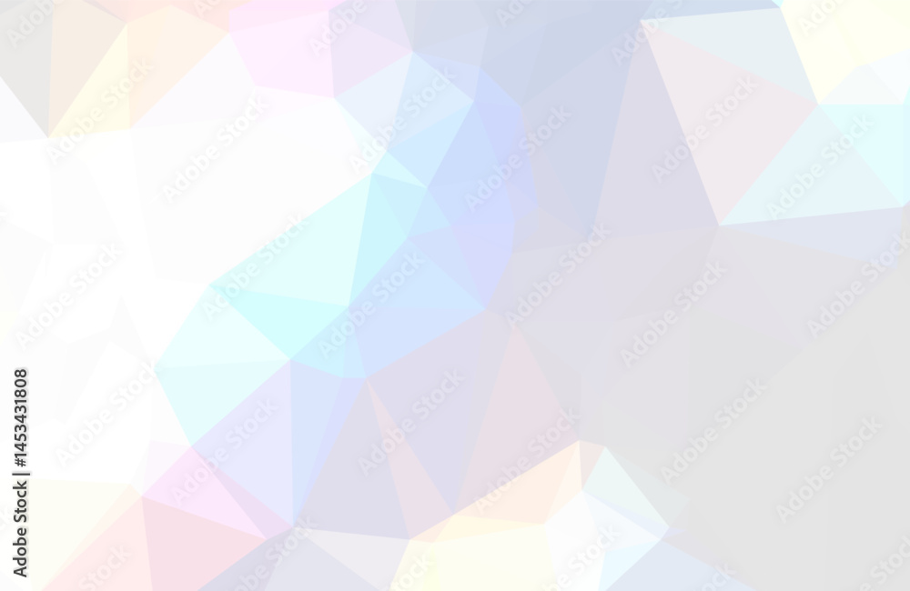 Fototapeta premium Light polygonal illustration, which consist of triangles. Geometric background in Origami style with gradient. Triangular design for your business