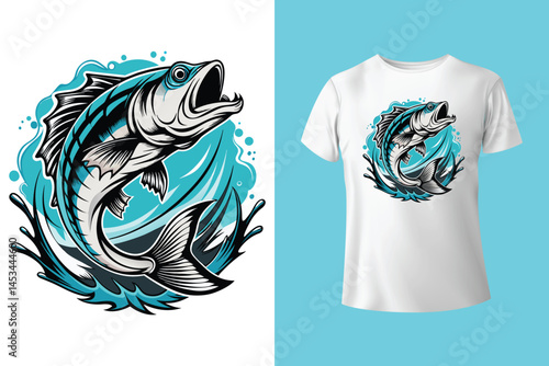 Seafood t shirt design. Original sea food. Fish vintage artwork. Sardines fish artwork for t shirt print, poster, sticker and other uses.