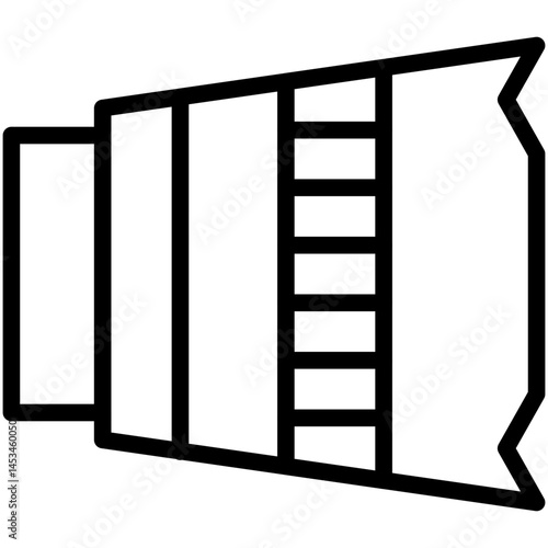 lens line icon