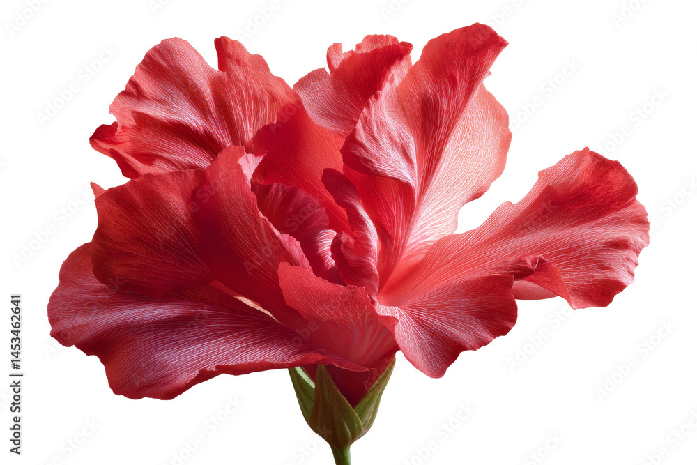 Close-up of vibrant red flower Close-up of vibrant red flower