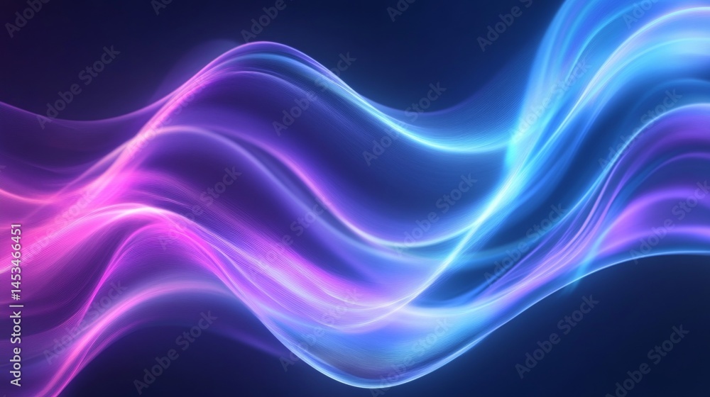 background image of glowing light waves in motion, creating a dynamic and shiny effect, with soft gradients of blue and purple background image of glowing light waves in motion, creating a dynamic and shiny effect, with soft gradients of blue and purple