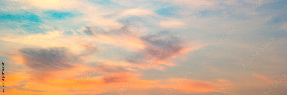 Obraz premium sunset sky background