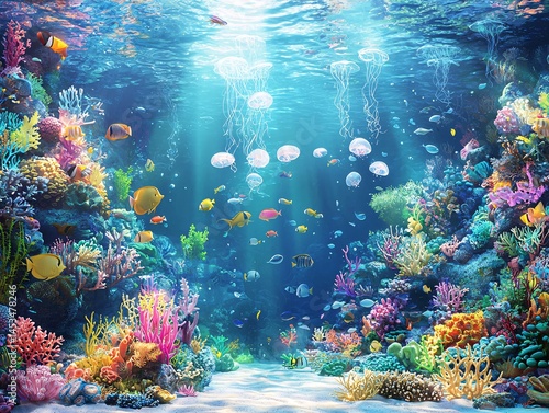Beautiful underwater world