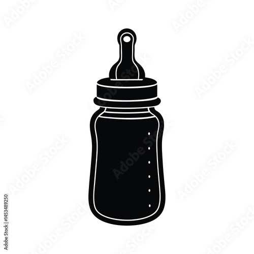 baby bottle vector