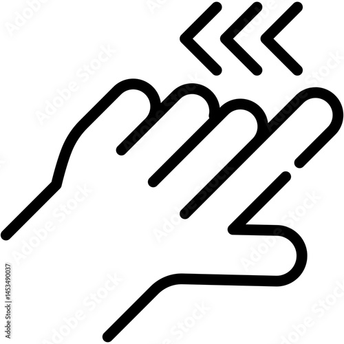 swipe line icon