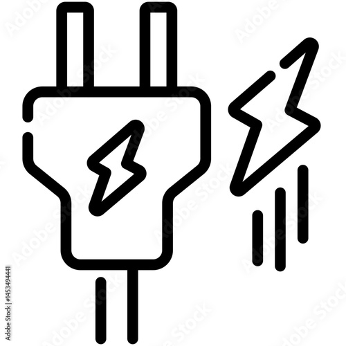 plug line icon