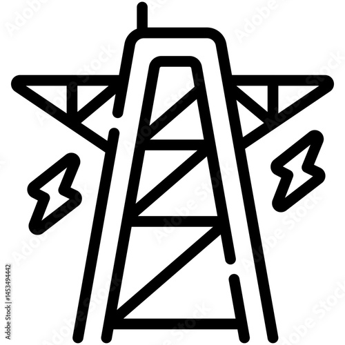 tower line icon