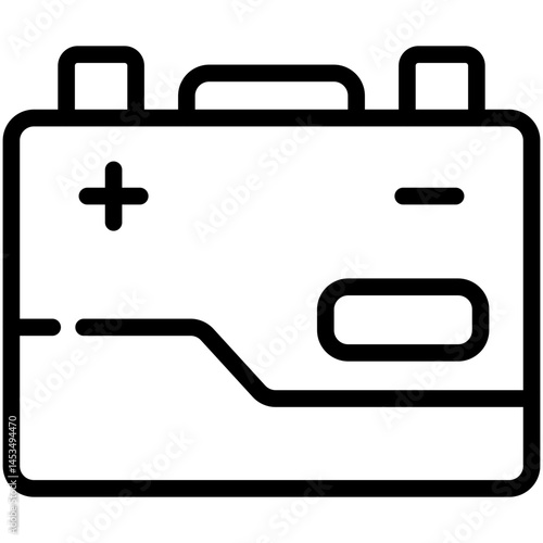 battery line icon