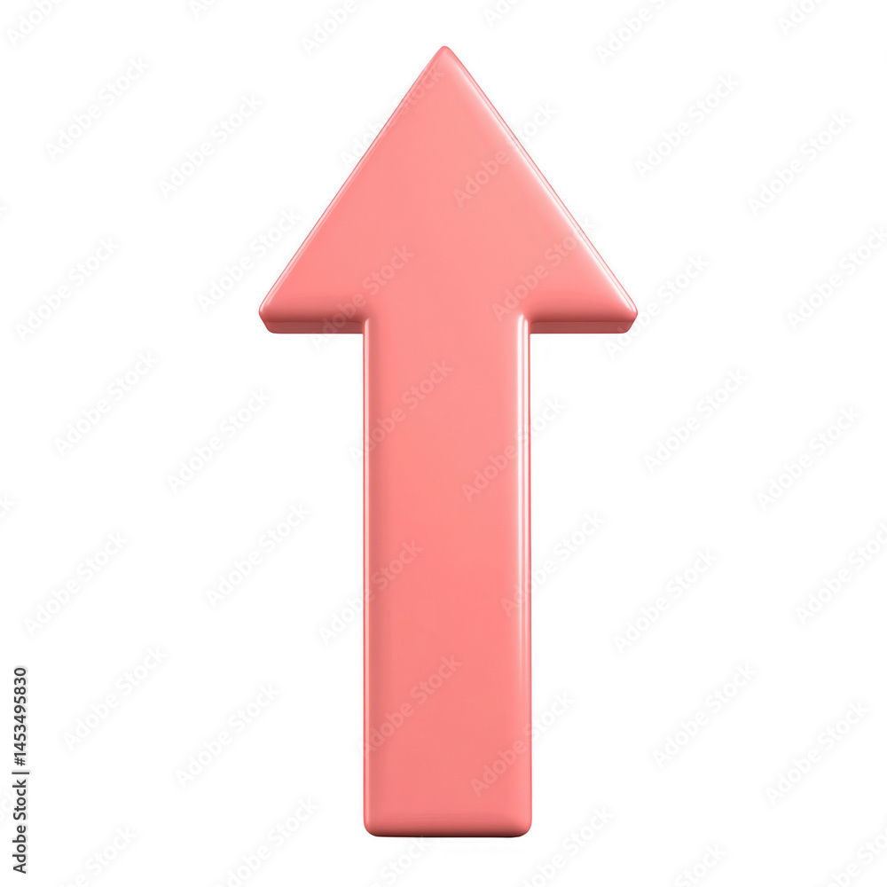 Pink Up Arrow Symbol Pink Up Arrow Symbol